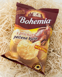 bohemia chips, pečené kuře